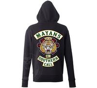 Digital Pharaoh Écusson brodé Sons of Anarchist Southern Cali Mayans en Redwood Original Jax Teller, Noir, M