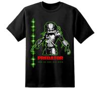 Digital Pharaoh Hommes Predator Iso Film T-Shirt Yautja Xenomorph Arnold Schwarzenegger Nostromo - Noir, M (38-40")
