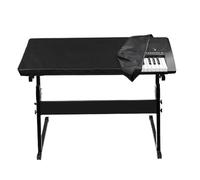 Digital Piano Dust Cover, Stretchable Oxford Cloth Keyboard Protector, 38.58x16.93x7.48 Inches Stretchable Design, Full Coverage for Stage, Classroom, Music Festivals & Concerts, Black