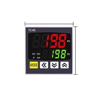 Digital PID Thermostat Dual Output Input TC4S TC4H TC4L TC4M Temperature Controller Regulator SSR Relay 110VAC 220V AUOQKQUT(TC4S)