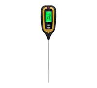 Digital Plant Analyzer, Multi Function Soil Sensor, Moisture Ph Sunlight Device with Precision Probe, Gardening Gadget for Flowers and Pots, Yard Equipment with Lcd Display, Tool for Greenhouse