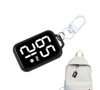 Digital Pocket Watch, Touch Screen Timepiece, Silent Exam Mode Clock, for Students Adults Teens Meetings Exam Testing Hiking Study Travel Use, Portable Clock, Daily Time Keeper for Exams Study Work