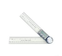 Digital Protractor 200mm Fiberglass 0.1° LCD(blue and white)