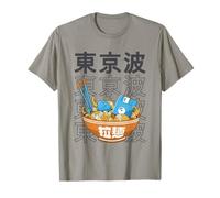 Digital Ramen Bol Kawaii Esthétique Otaku Vaporwave Anime T-Shirt
