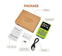 Digital Sat Finder V8 Finder 2 Satellite Signal Finder DVB-S/S2/S2X Digital 1080P HD H.264 Support CCM,VCM, ACM, récepteur de TV Via satélite(Only v8 Finder 2)