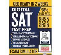 Digital SAT Test Prep: The Complete Study Guide with 10 Full-Length Practice Tests, 3000+ Practice Questions, Effective Strategy, Flashcards & Online Tools for a Best Score!