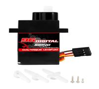 Digital Servo - 1.4Kg RC Toy Servo Motor for Precise 180° Control, Low Noise Design with Smooth Motion Function, Robotics Accessory for Beginners, Kids, Hobbyist Drones, Robots, and Boats