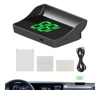 Digital Speedometer, 3.64x2.05 inches HUD Display Windshield Monitor for Vehicle Tracking, Auto Speed Meter with Clear LCD Screen, Car Accessories for Sedans SUVs Trucks Buses RVs Scooters