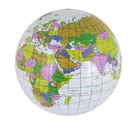 DIGITAL SPOT Globe gonflable pour enfant - Carte du monde - Terre - 60 cm - Accessoire de 40 cm - Taille unique