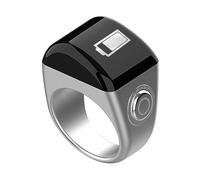 Digital Tasbeeh - Bague de prière des doigts, tracker d'acteur avec affichage, rappel intelligent Salah | Clicker d'adoration, Instrument islamique, Anneau électronique