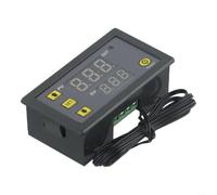 Digital Temp Controller Thermostat -55-120C Heating Cooling Thermostat Switch Regulator 20A Relay Red Blue Display Temp Sensor Meter for Incubator Reptile Terrarium Greenhouse Precision (12V)