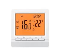 Digital Thermostat for Gas Boiler Room Battery Programmable Heating Temperature Controller Boiler Thermostat Wall Mount