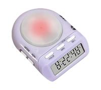 Digital Timer, Silent Alarm Clock Countdown Timer, Small Vibration Alarm with Clear Readout for Classroom and Daily Tasks Cooking School Study Work Education Baking Teacher Students