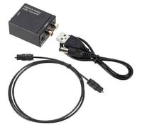 Digital To Analog Audio Converter Optical Coaxial Toslink Rca Tv Lr Sound Adapter
