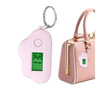 Digital Travel Clock - Mini Keychain Watch, Tiny Electronic Cloud Date Display Portable Time Device Compact Accessory | Suitable for Home Kitchen Bedside Office School Classroom Dorm Outdoor Camping