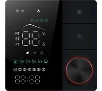 Digital Tuya WiFi Thermostat d'ambiance Thermostat programmable Thermostat mural encastré Chauffage au sol électrique Thermomètre intérieur BHT-18GBW