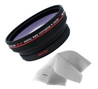 Digital Video 48% X 72 mm Objectif grand angle pour caméscope Sony High Grade (Plus Large Alternative au Vcl-hg0872 K lentille et) + Nwv Direct Micro Fibre Chiffon de nettoyage