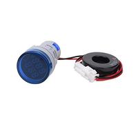 Digital Voltage Current Meter 2 in 1 | 60-500V 100A AC Measurement | LED Indicator for Industrial/Home/Electrical Panels | High Accuracy ±2%, 5 Color Options (Blue)