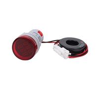 Digital Voltage Current Meter 2 in 1 | 60-500V 100A AC Measurement | LED Indicator for Industrial/Home/Electrical Panels | High Accuracy ±2%, 5 Color Options (Red)