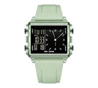 Digital Watch - 1.81x1.38 inches Waterproof Square Clock Timepiece | Waterproof Watch with Backlight Countdown for Work Sports Outdoor Running Gym Cycling Hiking