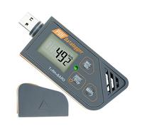 Digital Waterproof USB Datalogger Humidité Température et pression Barométrique Data Logger jauge, générer PDF et Excel rapport LED indicateur