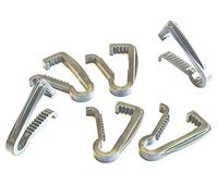 DIGITALBIRD FAST-ECOABS - Lot de 6 clips de fixation pour barrières FAST-ECO - Peignes anti-volatiles panneaux photovoltaïques - Plastique PCAB6 de haute qualité - Couleur noir
