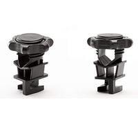 Digitalbird Lot de 100 isolateurs à Virole Made in Italy renforcé Taille XL pour piquets en Fer ou Fibre de Verre jusqu'à 16 mm