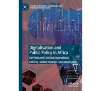 Digitalisation and Public Policy in Africa: GovTech and CivicTech Innovations