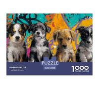Digitallgypsi_A_Composition_of_Various_Cute_Puppies_in_The_midd_a1ff81c4-2657-4f57-8647-38fd219dfe23 Pièces Lisses Excellent Entraînement Cérébral, Adapté Au Divertissement Familial Et À La Relaxatio