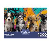 Digitallgypsi_A_Composition_of_Various_Cute_Puppies_in_The_midd_a1ff81c4-2657-4f57-8647-38fd219dfe23 Structure en Papier Fiable Excellent Loisir pour Se Détendre Après Le Travail Et Réduire La Fatigu