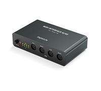 DigitalLife 3-en-1 Interface MIDI (4X4) Switcher Box pour Producteurs MIDI Professionnels - MIDI Merge/Thru, USB-MIDI, Métal
