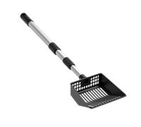 DigitalLife Adjustable-Length Long Handle Cat Litter Scoop with Non-Slip Handle, Large Removable Deep Cat Litter Scooper for Non-Stick Coated Design, Ergonomic Non-Bending, Thickened and Extended