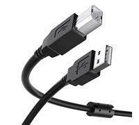 DigitalLife Câble USB Type-B Vers MIDI de 1,8 m - Compatible avec Claviers MIDI, Contrôleurs, Instruments de Musique | Windows 11, macOS 15 et Linux (Model No.: MIDI-AB180-I)