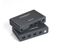 DigitalLife Quad I/O Pro Interface MIDI USB 4x4 - Boîtier MIDI Merge, Thru & Splitter