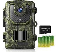 Digitgarden Caméra de Chasse,32MP 1296P FHD Vidéo IP66 Étanche,Caméra de Surveillance avec 42Pcs IR LED Vision Nocturne Infrarouge sans Lueur Jusqu'à 82FT,Vitesse de Dclenchement 0,2s
