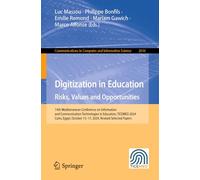 Digitization in Education Risks, Values and Opportunities: 14th Mediterranean Conference on Information and Communication Technologies in Education, ... October 15-17, 2024, Revised Selected Papers