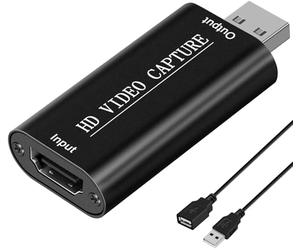 DIGITNOW Carte d'enregistrement vidéo HDMI vers USB 2.0, Pratique Compact Game Capture Card Grabber pour Les transmissions en Direct, Les salles de conférence, Les enregistrements vidéo
