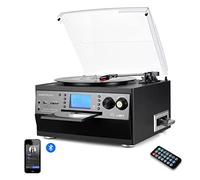 Platine vinyle GENERIQUE Platine Vinyle Digitnow! Bluetooth Fonction encodage lecteur CD Noir