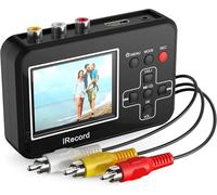 DigitPro Convertisseur de Cassette VHS numérique en numérique, Enregistrement vidéo à partir de DVD, magnétoscope, Cassette VHS, Hi8, RCA, décodeur TV, caméscope et système de Jeu