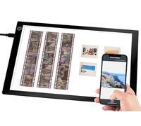 DigitPro Scanner de Diapositives Negatives et Film, Panneau Lumineux LED 12 x 9 Pouces, Convertit de Négatifs et Diapositives 35mm en Photos Numériques avec Votre de Smartphone