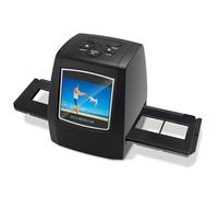 DigitPro Scanner de Film/Diapositives Autonome 5 m/10 m Écran LCD 2,4" 1800 DPI Haute résolution Scanner d'image en Interface USB 2.0 Convertir en PC