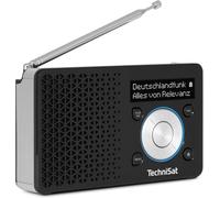 Digitradio 1-Radio Dab+ Portable Avec Batterie (Dab,Fm,Haut-Parleurs,Prise Casque,Mémoire De Favoris,Ecran Oled,Petit,1 Watt Rms) Noir/Argent
