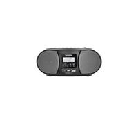 DIGITRADIO 1990 Radio-lecteur CD DAB+, FM AUX, Bluetooth, CD, USB fonction de charge de la batterie, fonction réveil noir