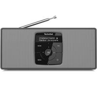Digitradio 2 S-Radio Stéréo Portable Dab Avec Batterie (Dab+,Fm,Streaming Audio Bluetooth,Écran Oled,Prise Casque,Stéréo 2 W Rms) Noir/Argent