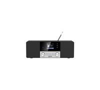 TechniSat DIGITRADIO 3 Voice - Radio Dab+ stéréo compacte avec Commande vocale Hors Ligne en Allemand (Dab, FM, Lecteur CD, USB, Prise Casque, entrée AUX, Radio-réveil, écran OLED, 20 Watts RMS) Noir