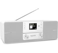 Digitradio 371 Cd Ir¿Radio Internet Stéréo (Dab+,Fm,Lecteur Cd,Wlan,Diffusion Audio Bluetooth,Écran Couleur,Usb,Aux,Prise Casque,Réveil,10 Watt,Télécommande) Blanc