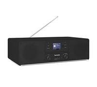 DIGITRADIO 380 CD IR Radio stéréo Dab+/FM/Internet (Lecteur CD, Bluetooth, USB, NFC, Spotify Free, contrôle par Application, Haut-Parleur stéréo 2 x 20 W, écran Couleur, réveil, télécommande) Noir