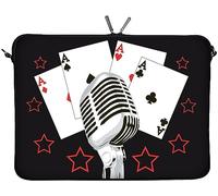 DIGITTRADE LS120-15 Pokerstars Designer Notebook Sleeve Housse Pour Ordinateur Portable 15,4" jusqu'à 15,6" (39,1 - 39,6 cm) Large Néoprène Pochette Sacoche