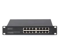 DIGITUS Switch 10" 16 Ports Gigabit Ethernet Non géré pour installations réseau
