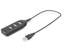 Hub USB 2.0 Digitus AB-50001-1 4 ports noir